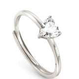 SWEETROCK ring ed. SPARKLING LOVE, 925 silver, CZ Silver