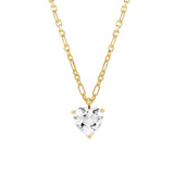 SWEETROCK necklace ed. SPARKLING LOVE in 925 silver CZ Yellow Gold