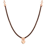 148602/002 CHIC&CHARM necklace,925 silver & CZ,Rose Gold Heart