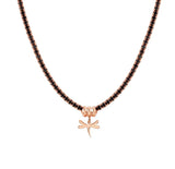 148602/045 CHIC&CHARM necklace,925 silver,CZ,Rose Gold Dragonfly