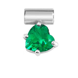 SeiMia SYMBOLS ed. LOVE  925 silver, CZ GREEN 148809/004