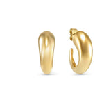 134318 012 ECCLECTICA EARRINGS, DROP HOOP, SMALL