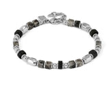 027936 094 INSTINCTSTYLE INFINITY BRACELET, COLOURED BLOCK STONES