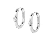 029403 001 CHAINSOFSTYLE HOOP EARRINGS WITH CZ
