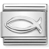 330106/03 Classic st.steel, sterling silver Ichtys