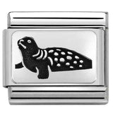 330111/37 Classic PLATES  steel & 925 silver, Seal