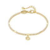 242302 003 PETIT SPARKLE TENNIS BRACELET, CLOVER