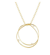 242810 044 LONG NECKLACE MY REBEL ART BIG CIRCLE PENDANT