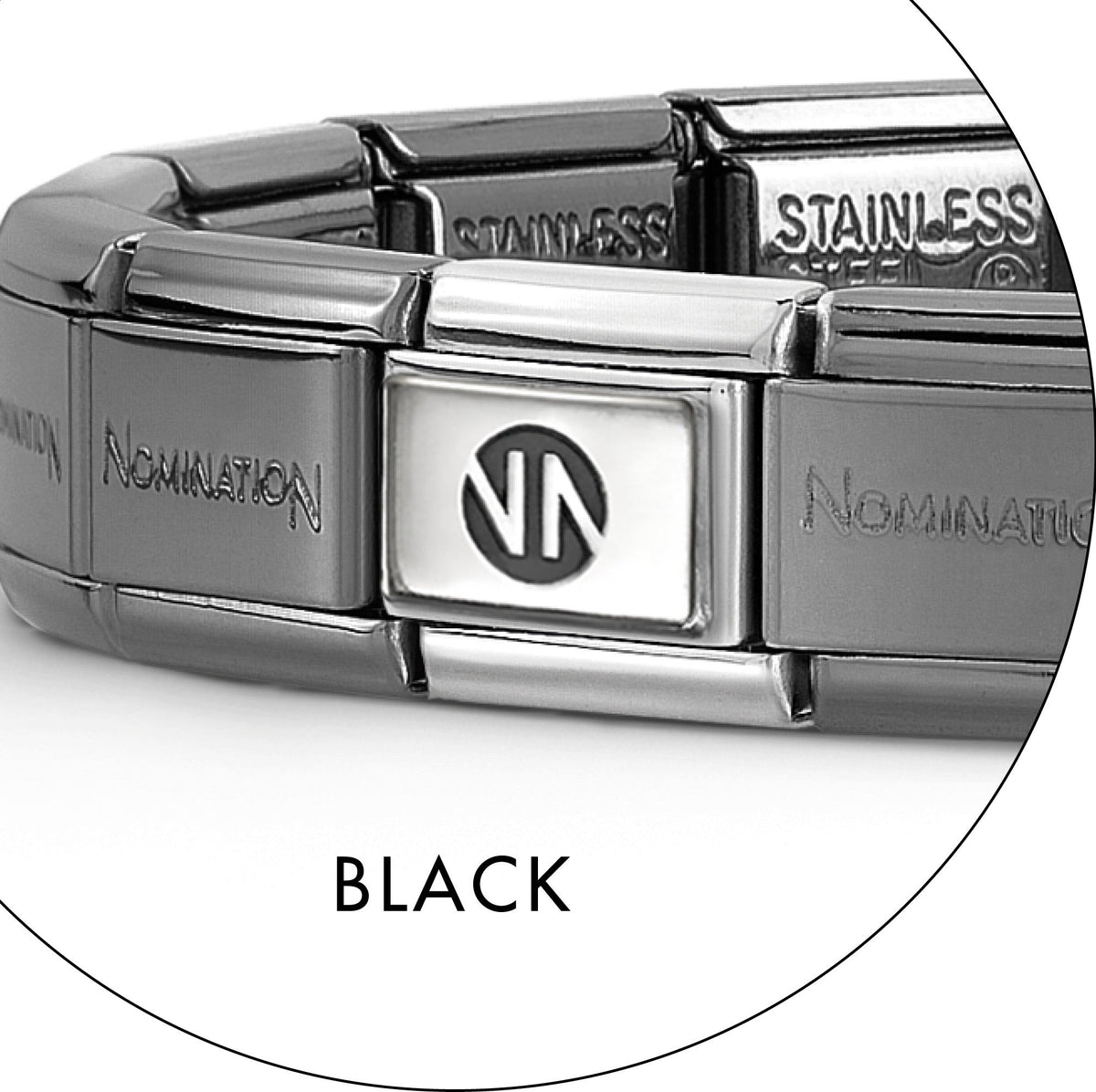 Composable Black Base Classic & 925 Silver NN Icon (14 links Total)