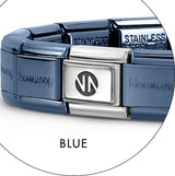 Composable Blue Base Classic & 925 Silver NN Icon (14 links Total)