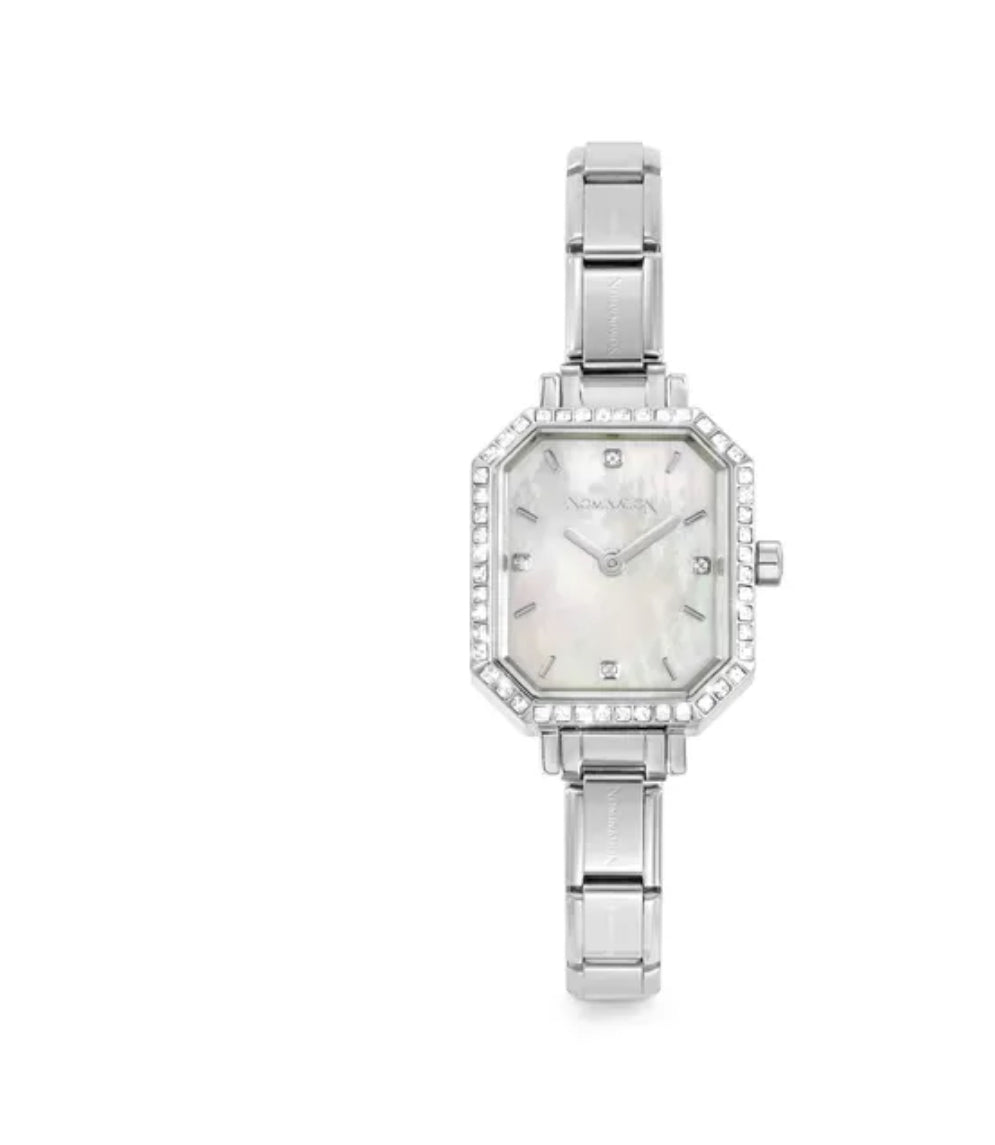 07636/008 TIME WATCH, MOTHER OF PEARL, CZ