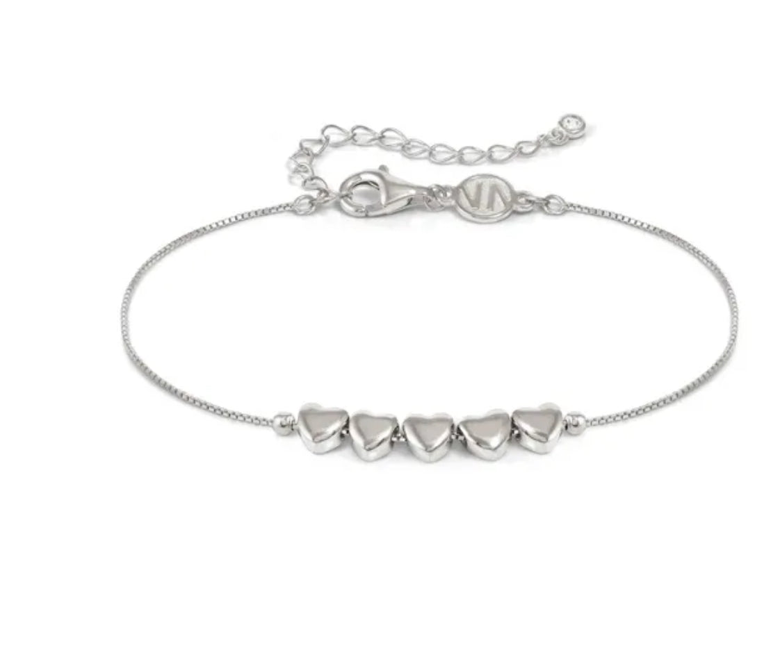 241303 004 ARMONICA BRACELET, 5 HEARTS