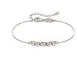 241303 004 ARMONICA BRACELET, 5 HEARTS