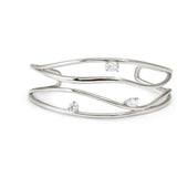 242805/010 MY REBEL ART WIDE CUFF BRACELET WITH CZ