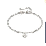 242302 001 PETIT SPARKLE TENNIS BRACELET, CLOVER