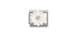 COMPOSABLE CLASSIC LINK FLOWER, WHITE STONE