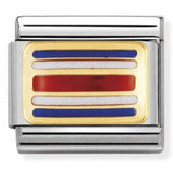 030235/11 Classic steel enamel bonded yellow gold Costa Rica (America