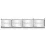 Base Bracelets Stainless Steel, must always be accompanied by at least 1 decorated link which will be attached