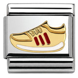 030242/33 Classic bonded yellow Gold Sports Shoe Red