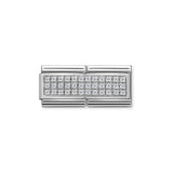 330733/01 Classic Silver & CZ Double Pave White