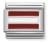 330207/18 Classic Silvershine Flag Austria