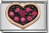 430311/01 Classic Rose Gold 2 Finishes Symbol Red Heart