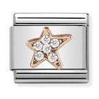 430302/16 Classic Bonded Rose Gold Asymmetric Star
