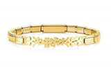 TRENDSETTER in stainless steel with Gold Col. PVD coating Clover 021111/007