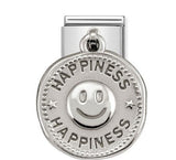 331804/05 Classic CHARMS WISHES steel & silver 925 HAPPINESS