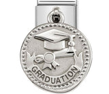 331804/19 Classic CHARMS WISHES steel & silver 925 GRADUATION