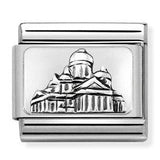 330105/39 Classic MONUMENTS RELIEF Silver 925 Helsinki Cathedral