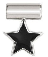 SeiMia SYMBOLS,925 silver & enamel Black Star 147118/005