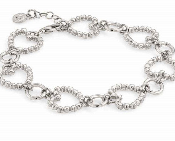 ROCK IN LOVE SILVER, bracelet,silver HEARTS 147512/010DLV