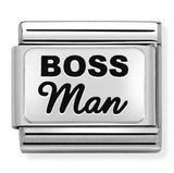 330109/34  Classic S/steel, silver, Boss Man