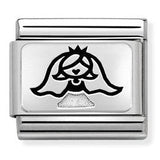 330208/41 Classic,S/steel, enamel,silver, Bride