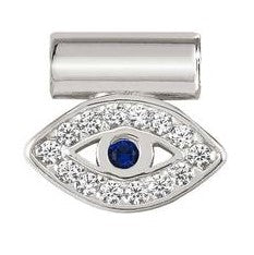 147123/001 SeiMia,silver,COLOURED CZ, Eye of God