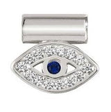 147123/001 SeiMia,silver,COLOURED CZ, Eye of God