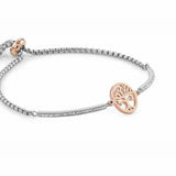028004/017 MILLELUCI bracelet,S/Steel,CZ, (ROSEGOLD) Tree life