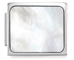 230501/04 Glam steel, stones, Mother of pearl Square