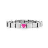 239101/06 GLAM bracelet,1 symbol Fuchsia heart