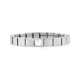 239101/12 GLAM bracelet, 1 symbol,Square WHITE MOTHER OF PEARL