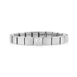 239101/17 GLAM bracelet, 1 symbol,Oval CZ WHITE