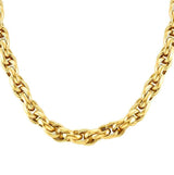 028501/012 SILHOUETTE necklace,steel,Yellow Gold PVD Coating