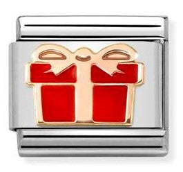 430202/07 Classic S/steel, enamel, Bonded Rose Gold RED gift box