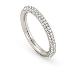 ENDLESS ring,925 silver,CZ,Size 13
