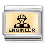 030166/19 Classic PLATES (IC),steel  yellow gold.  Engineer
