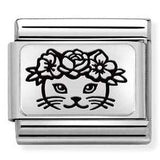 330111/23 Classic PLATES (IC) steel, 925 silver. Cat FLOWERS