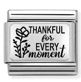 330111/32 Classic PLATES (IC) steel, 925 silver. Thankful for every moment