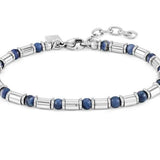 INSTINCT ,bracelet,S/Steel &  stones SODALITE 027920/034