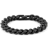BEYOND LARGE S/steel bracelet. PVD Fin, Black.MED. 028908/036